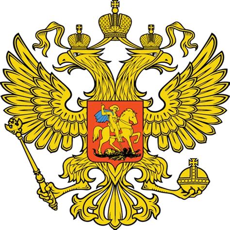 Tancredy Car Stickers Russian National Emblem Double headed Bird Car Styling Sticker Car ...