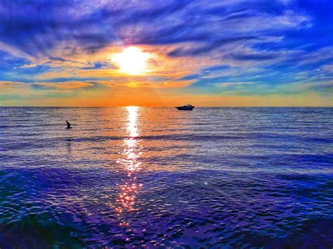 Michigan Sunset Lake Michigan Sunset South Haven Michigan | Etsy