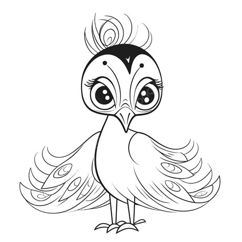 Peacock Drawing Vector Cartoon Coloring Pages Outline Sketch, Drawing Clipart, Peacock Clipart ...