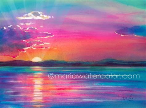 1000+ ideas about Watercolor Sunset on Pinterest | How to paint ... | Watercolor sunset, Sunset ...