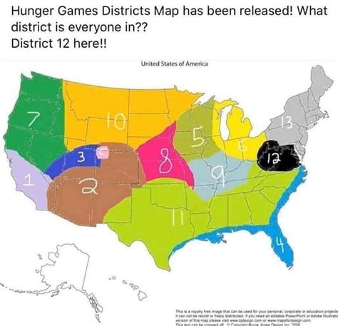 Hunger Games map for the United States | O-T Lounge