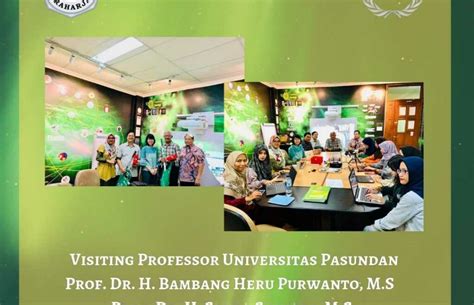 Visiting Professor Universitas Pasundan, Bandung - Alfabet Inkubator Indonesia