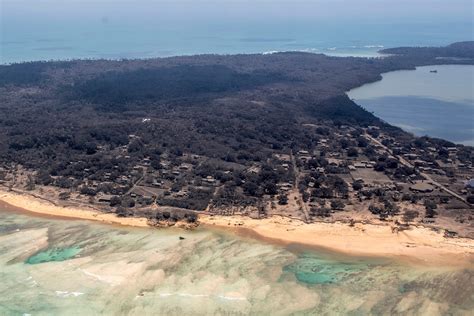 Tonga before and after volcano eruption: Satellite images show damage