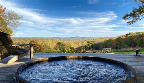 Soak In A Luxurious Hot Tub Overlooking The Catskill Mountains At This ...