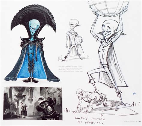 Living Lines Library: Megamind (2010) - Concept Art, Megamind