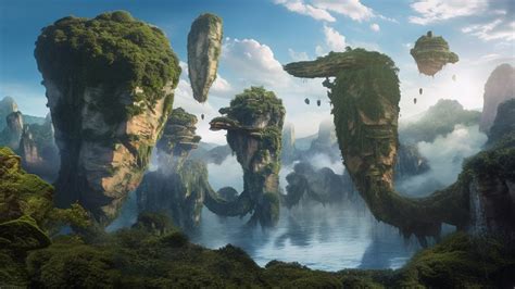 Pandora Avatar: Hyperrealistic Floating Islands in Stunning Detail