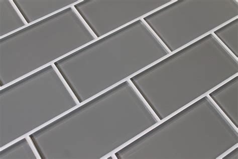 Pebble Gray 3x6 Glass Subway Tiles – Rocky Point Tile - Online Tile Store