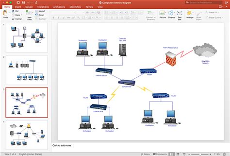 Create PowerPoint Presentation with a Network Diagram | ConceptDraw HelpDesk