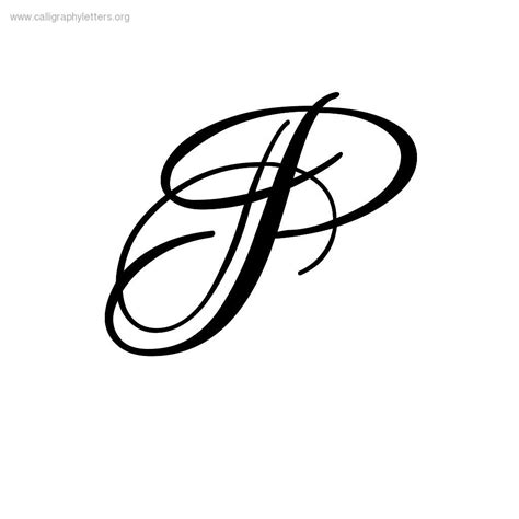 Capital P In Cursive