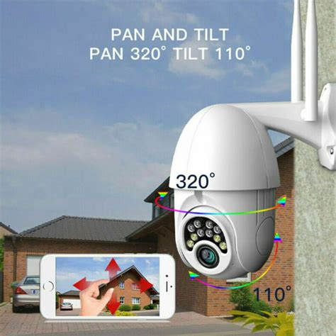 Security Camera Outdoor Wireless, WiFi Home Security Camera System 1080P with IP66 Weatherproof ...