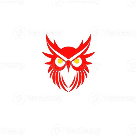 owl logo, isolated on transparent background 25162999 PNG