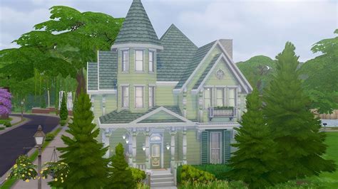 VICTORIAN MANSION // The Sims 4: Speed Build - YouTube