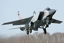 Mikoyan MiG-31 - Wikipedia