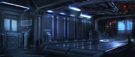 Space Ship Interior by waqasmallick.deviantart.com on @DeviantArt | Spaceship interior, Sci fi ...