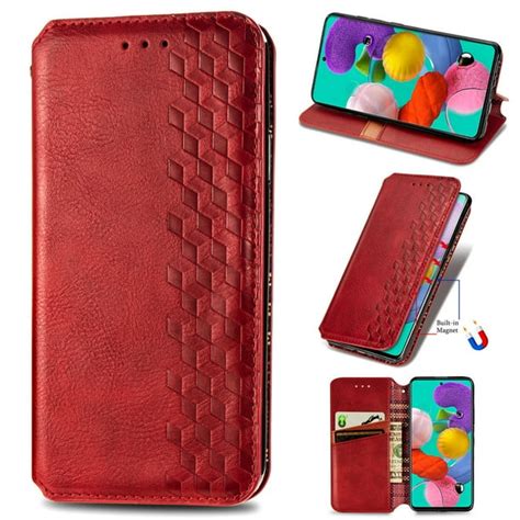 Dteck Case For Samsung Galaxy A51 5G (6.5 inches),Luxury Leather Wallet Card Holder Flip Cover ...