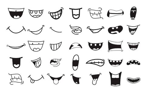 Cartoon Mouth Shapes