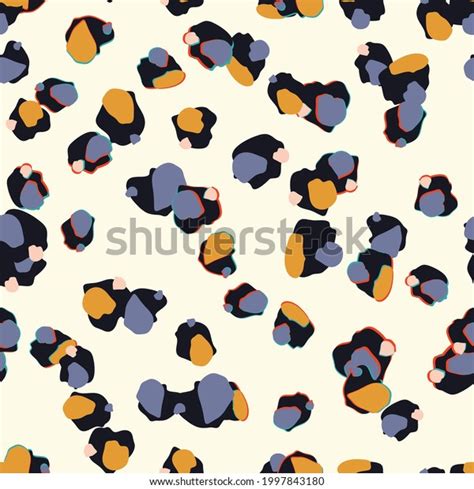 Leopard Spots Seamless Pattern Design Vector Stock Vector (Royalty Free ...