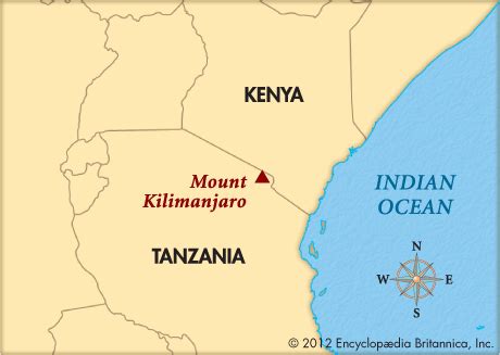 Africa Map Mt Kilimanjaro | Campus Map