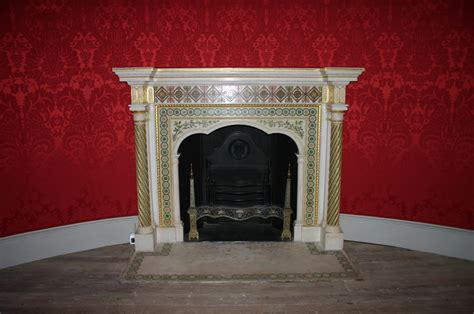 File:Robert Adam fireplace, Round room, Strawberry Hill.jpg - Wikimedia Commons