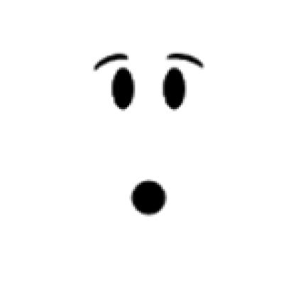 Roblox Surprised Face Emoticon Cartoon Shock PNG File | PNG All