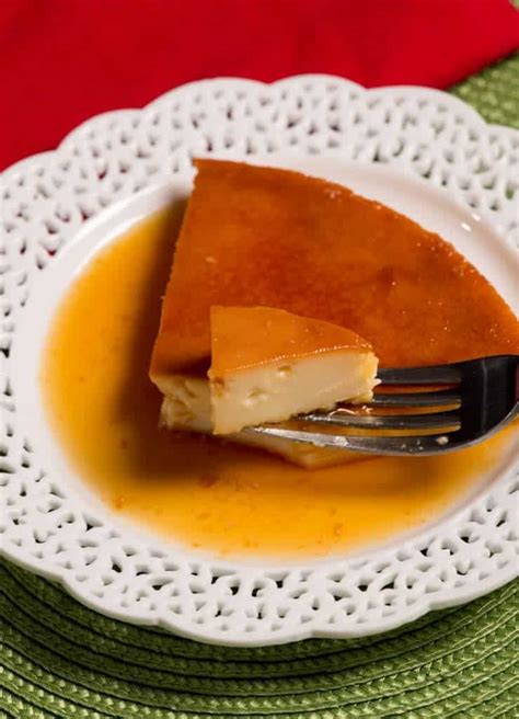 Mexican Flan (Egg Custard with Caramel Sauce) - International Cuisine