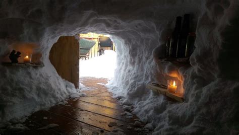 They Built This Igloo During A Snowstorm, Just Wait Till You See The Inside - Sharesplosion