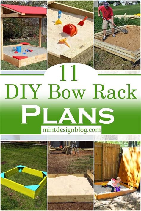 11 DIY Bow Rack Plans You Can Make Easily - Mint Design Blog