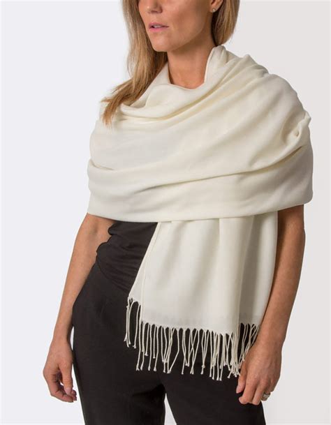 Ivory Pashmina Shawl Wrap | Ivory Pashminas & Shawls | Scarf Room – Scarf Room : Scarves And ...