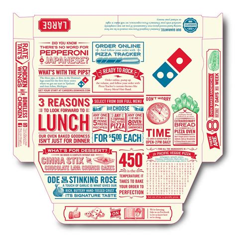 Domino's Pizza Box Illustrations | Dominos pizza, Pizza box design, Pizza boxes