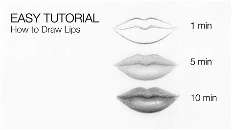 How Draw Lips Drawing