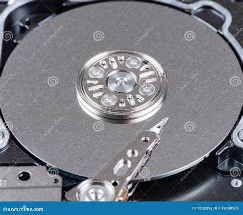 SAS Hard Disk Read and Write Head Stock Photo - Image of electronics, disk: 123839238