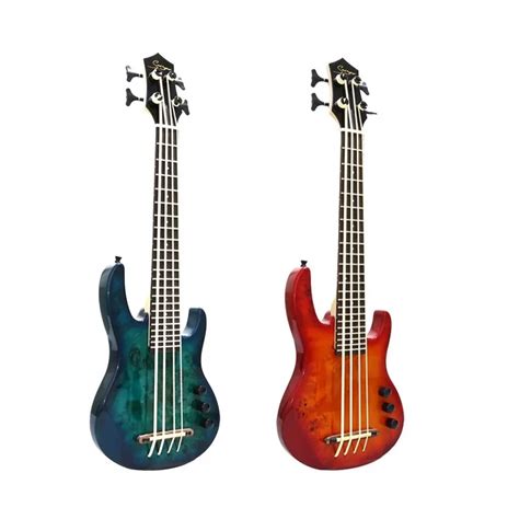 Electric Ukulele Bass 2019 Ubass Guitar 30 Inches 4 Strings Mini Bass UKU Electro Guitars Pickup ...