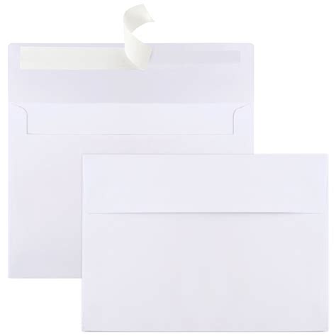 120 Packs 5x7 Envelopes, White A7 Envelopes, 5x7 Envelopes for Invitations, Printable Invitation ...