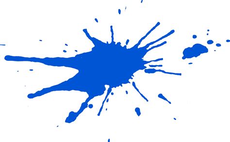 10 Blue Paint Splatters (PNG Transparent) | OnlyGFX.com