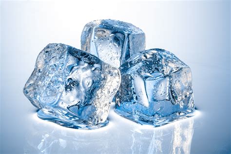 Cube Ice Water Drops HD Wallpaper