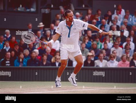 Australian tennis player Pat Rafter, Wimbledon, UK 1999 Stock Photo - Alamy