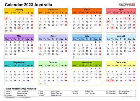 2023 Calendar With Holidays Australia – Get Calendar 2023 Update