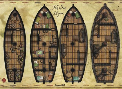 Map Of A Pirate Ship - Image to u