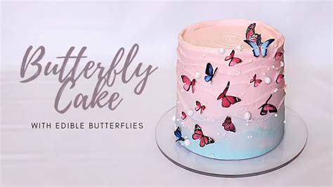 Making a Butterfly Cake | Cake Decorating Tutorial | New Trend Cakes 2021 - YouTube