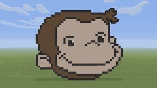 Minecraft Pixel Art - Curious George | Doovi