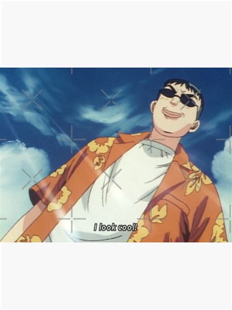 "Initial D Itsuki I Look Cool" Canvas Print by Arails | Redbubble