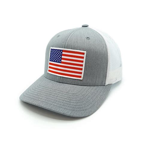 USA Flag Woven Patch Hat – Shield Republic