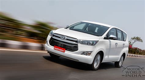 Toyota Innova Crysta Road Test Review - Motor World India