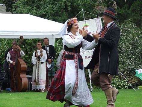 Women's and Men's Lithuanian Folk Costumes