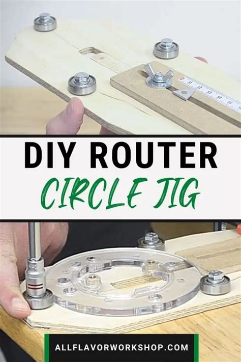 How to Make a Universal Router Circle Cutting Jig (With Pictures) | AllFlavor Workshop