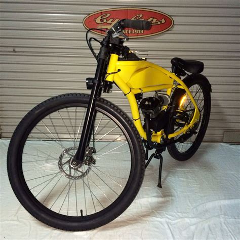 JE CUSTOMS cafe racer style motorised bicycle Cafe Racer Style, Custom Cafe Racer, Custom Beach ...