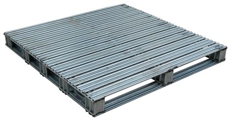 Metal Pallets | Heavy Duty, Stackable Galvanized Steel Pallets