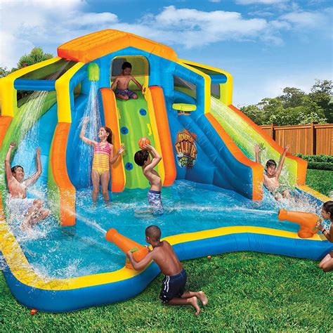 Sale > blow up slide with pool > in stock