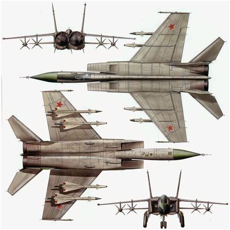 Blog de Aviones de Caza y Ataque: Mikoyan-Gurevich MiG-25 Foxbat