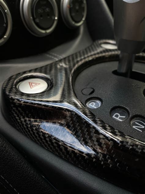 Nissan 370z Dry Carbon Fiber Automatic Shifter Trim Interior Overlay – SYNTH Carbon